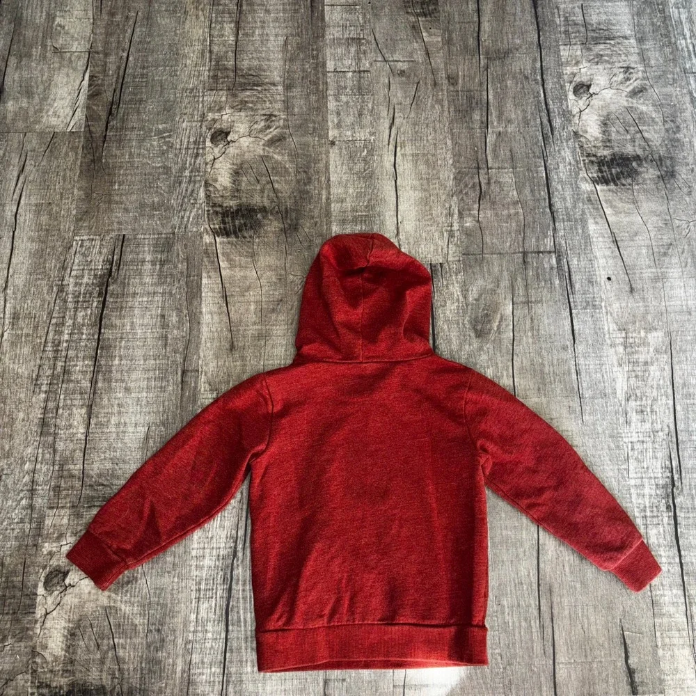 Carters Toddler Boys‎ Red Heather Dinosaur Winter Graphic Hoodie Sweatshirt 3T